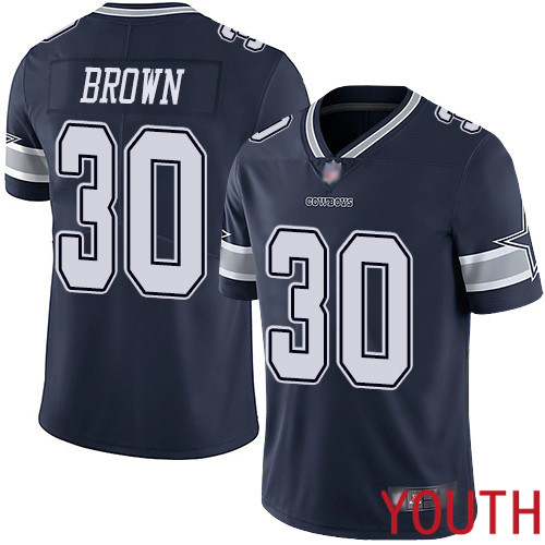 Youth Dallas Cowboys Limited Navy Blue Anthony Brown Home #30 Vapor Untouchable NFL Jersey->dallas cowboys->NFL Jersey